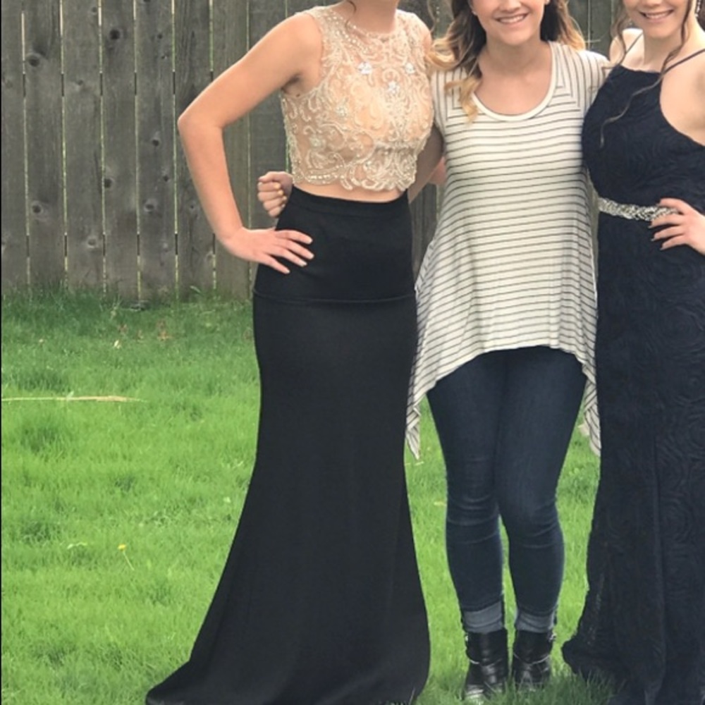 Camille La Vie Two Piece Prom Dress Size 2